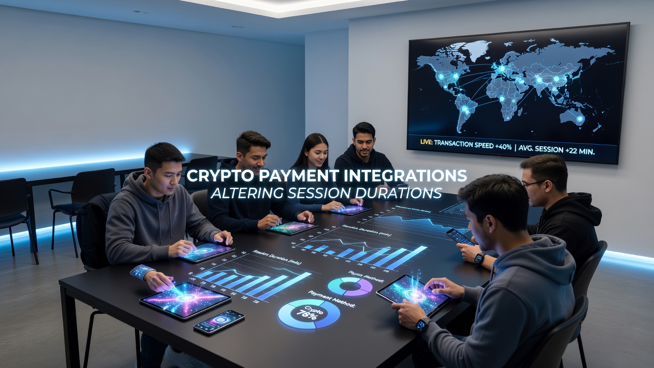 Digital card enthusiasts engaging in online poker sessions with cryptocurrency transaction interfaces displayed on screens